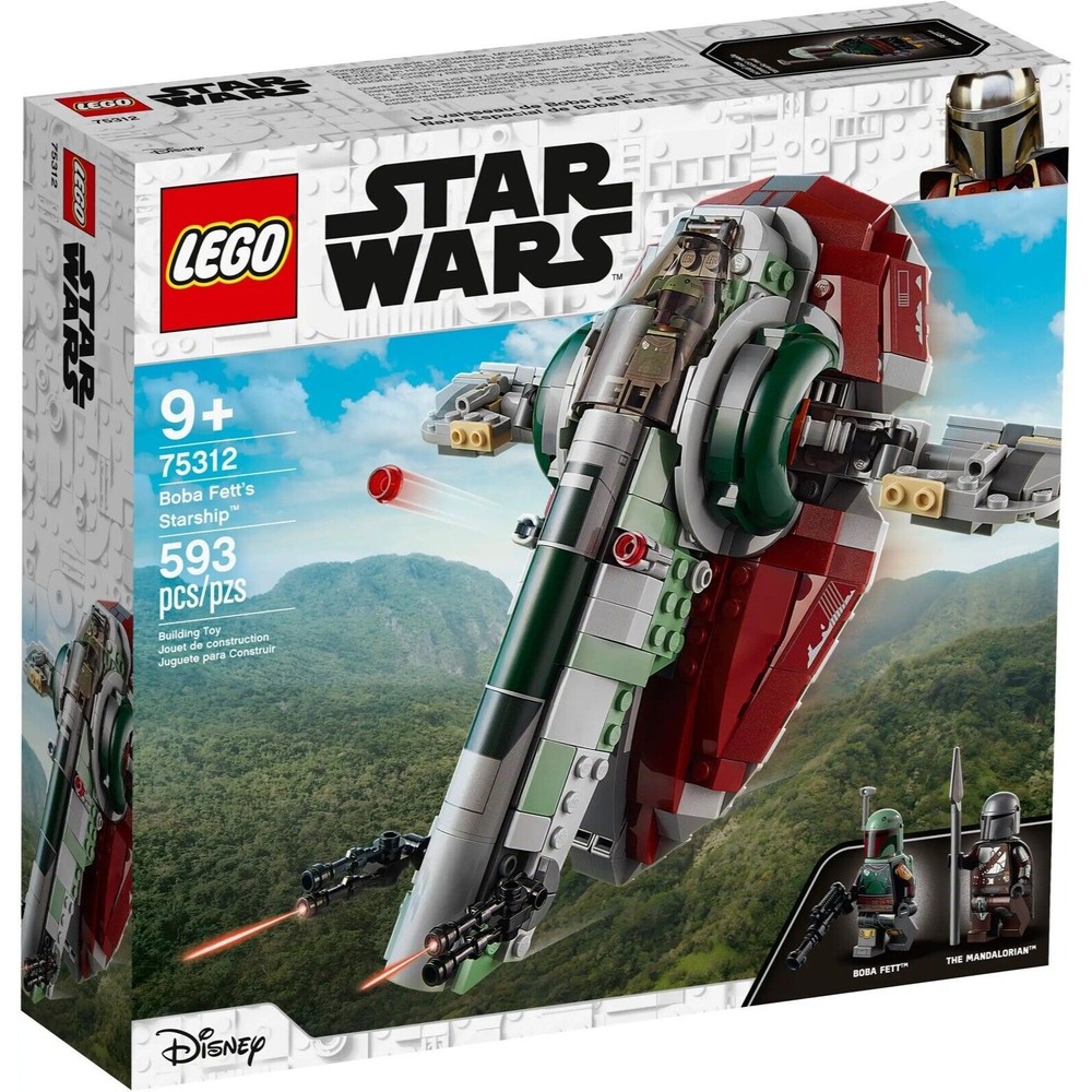 *RETIRED* LEGO Disney Star Wars: Boba Fett's Starship Set 75312 New/Sealed